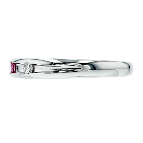 ダイヤモンド リング 0.04～0.05ct FANCY VIVID PINK/FANCY VIVID