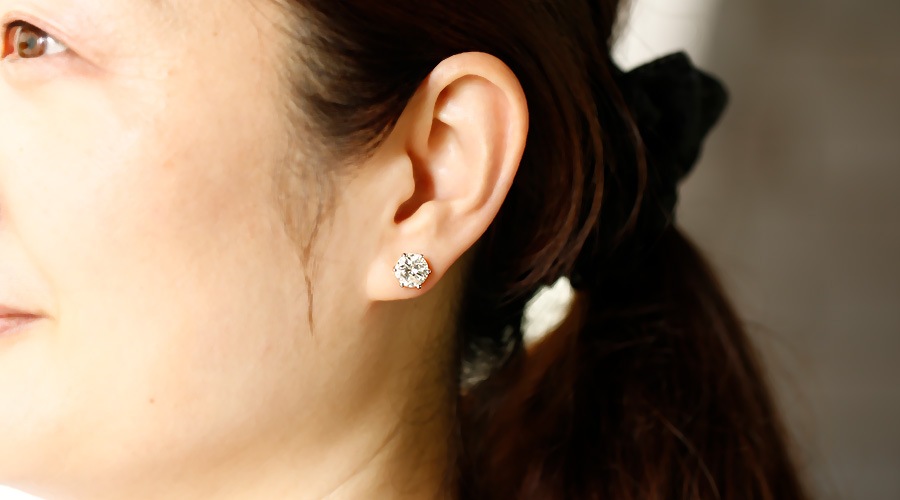 haru ジュエッテ ダイヤモンド ピアス (片耳用) haru ジュエッテ ダイヤモンド ピアス (片耳用) 楽天市場】K18YG