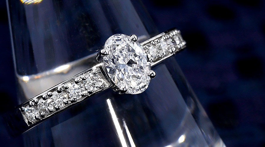 ダイヤモンド リング 0.5ct D FL オーバル ブリリアント カット Type ダイヤモンド リング 0.5ct D FL オーバル ブリリアント カット Type