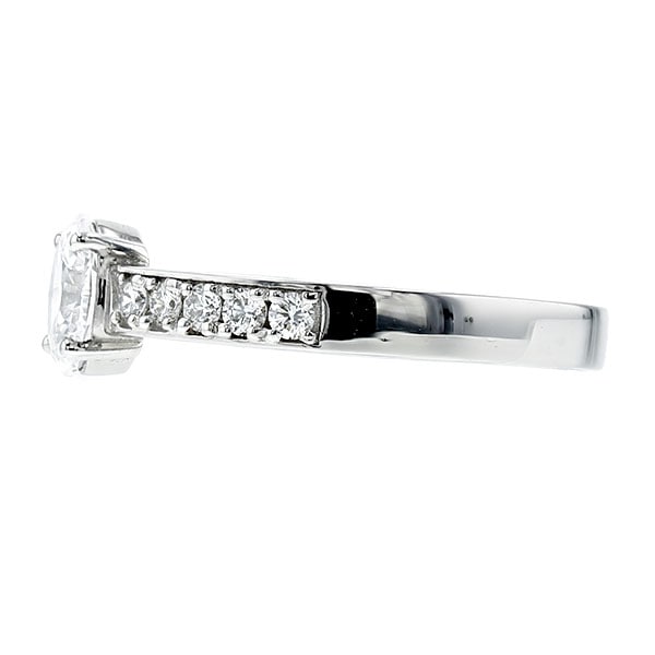 ダイヤモンド リング 0.5ct D FL オーバル ブリリアント カット Type