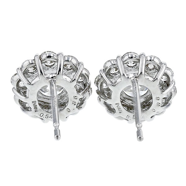ダイヤモンド ピアス 1.0～1.2ct(Total) D～F VVS1～VS2 3EX H&C
