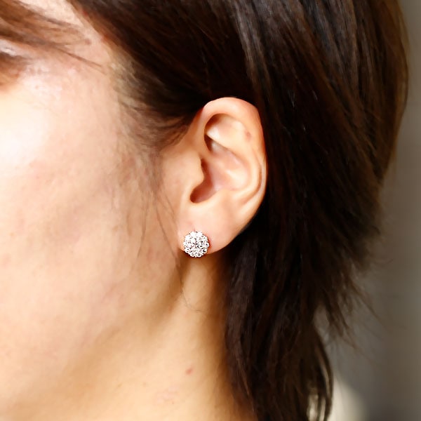 ダイヤモンド ピアス 1.0～1.2ct(Total) D～F VVS1～VS2 3EX H&C～EX