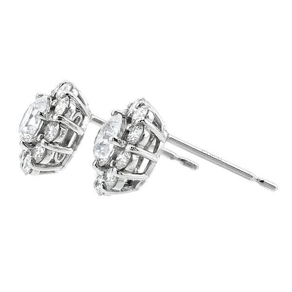 ダイヤモンド ピアス 0.8ct(Total) D VVS1～VVS2 3EX H&C プラチナ