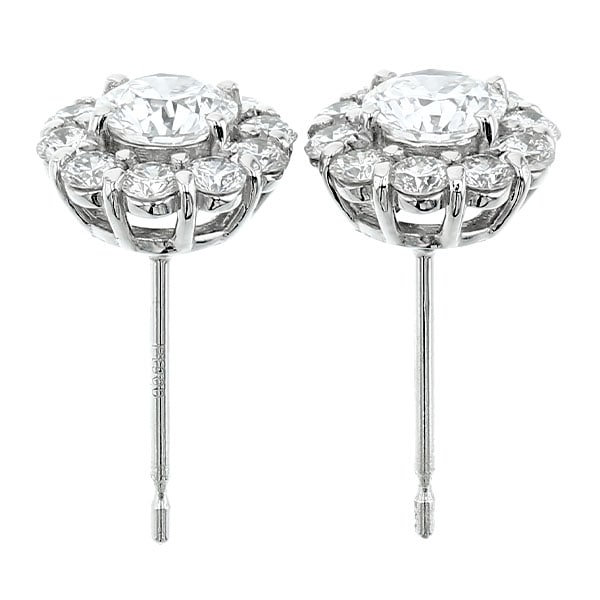 ダイヤモンド ピアス 0.8ct(Total) D VVS1～VVS2 3EX H&C プラチナ
