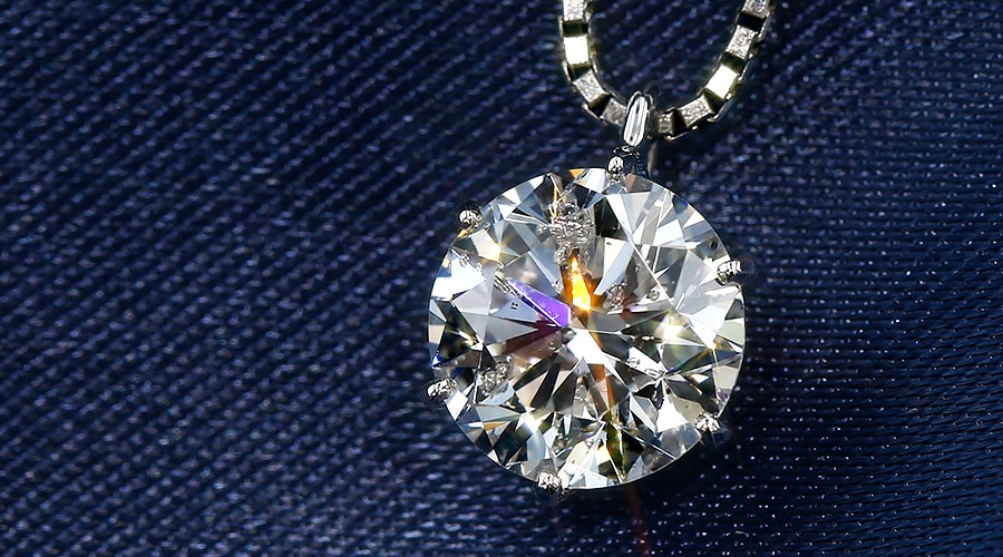 ダイヤモンド ネックレス 一粒 2.195ct F SI2 GOOD プラチナ 中央宝石研究所 ソーティング付 【R】