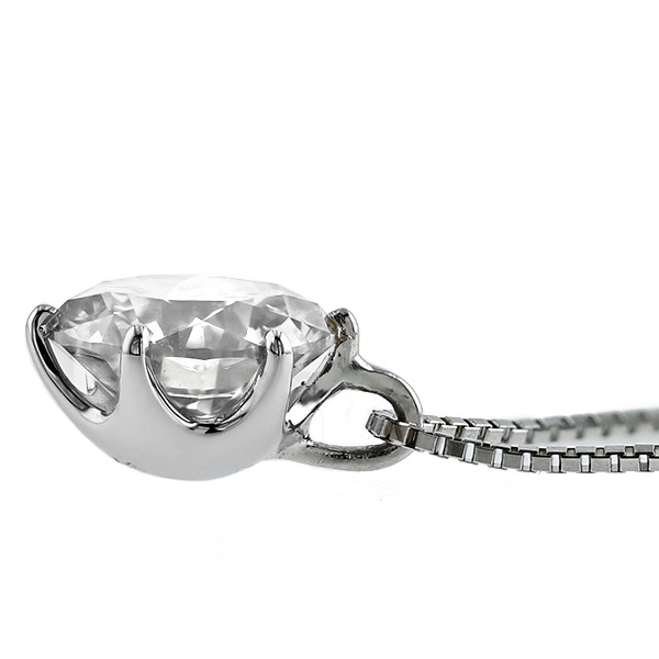 ダイヤモンド ネックレス 一粒 2.195ct F SI2 GOOD プラチナ 中央宝石研究所 ソーティング付 【R】