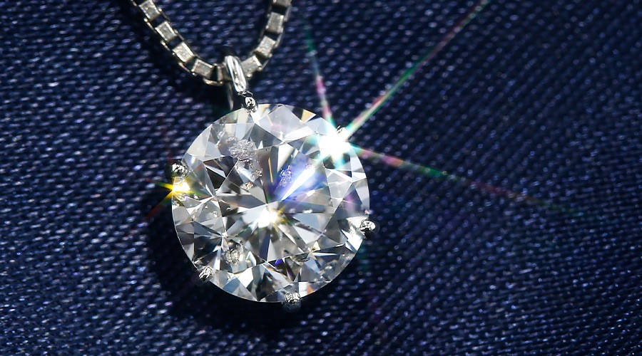 ダイヤモンド ネックレス 一粒 2.195ct F SI2 GOOD プラチナ 中央宝石研究所 ソーティング付 【R】