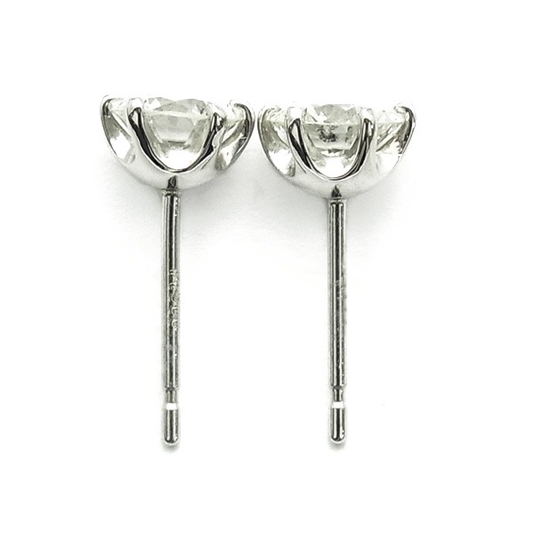ダイヤモンド ピアス 一粒 0.7ct(Total) D VVS2 3EX H&C～EX H&C