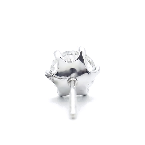 限定版 ダイヤモンド 中央宝石 プラチナ 3EX FL D 0.7ct 片耳用 ピアス アクセサリー