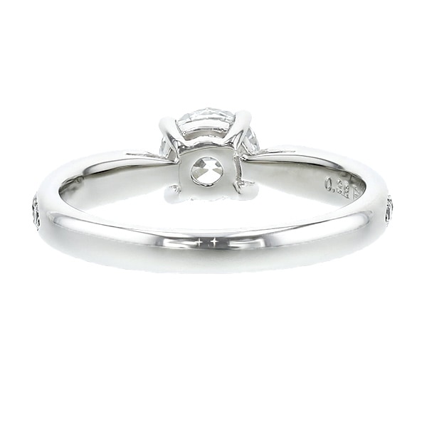 ダイヤモンド リング 0.8ct D SI1 3EX プラチナ GIA 鑑定書付 【R