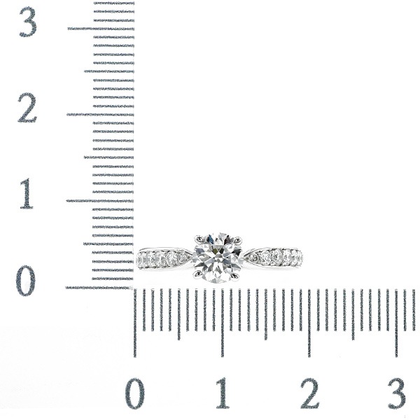 ダイヤモンド リング 0.8ct D SI1 3EX プラチナ GIA 鑑定書付 【R