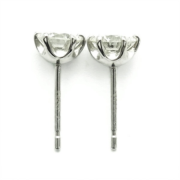 ダイヤモンド ピアス 一粒 0.6ct(Total) D VS2 3EX H&C～EX H&C