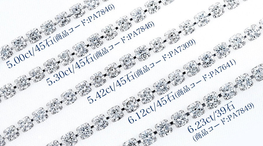 pt850 テニスブレスレット　ダイヤ　5ct 40g 約19cm pt850 テニスブレスレット ダイヤ 5ct 40g 約19cm - メルカリ