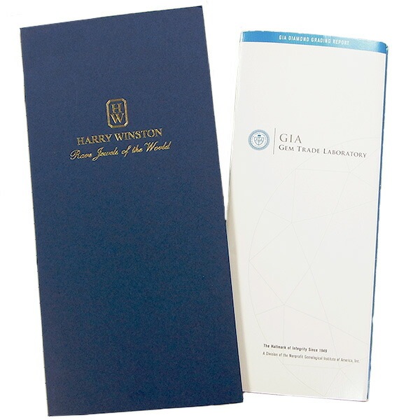 値下げ不可　ハリーウィンストン　鑑定書　保証書 値下げ不可 ハリーウィンストン 鑑定書 保証書