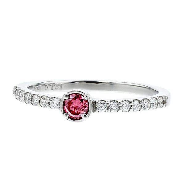 ピンクダイヤモンド リング 0.10～0.19ct FANCY VIVID PINK～FANCY