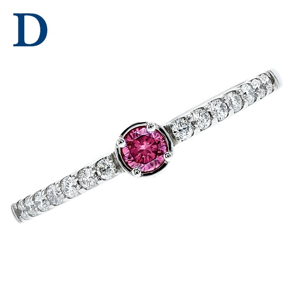 ピンクダイヤモンド リング 0.10～0.19ct FANCY VIVID PINK～FANCY