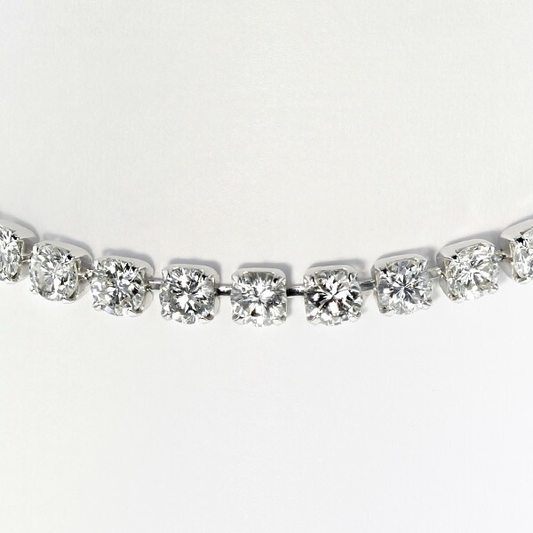 ダイヤモンド テニス ブレスレット 7.95ct(Total)/44石 VS～SI-D～H