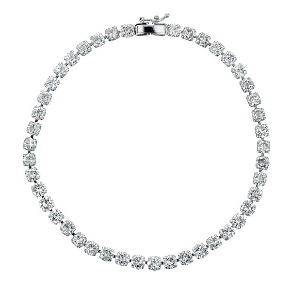 ダイヤモンド テニス ブレスレット 7.95ct(Total)/44石 VS～SI-D～H