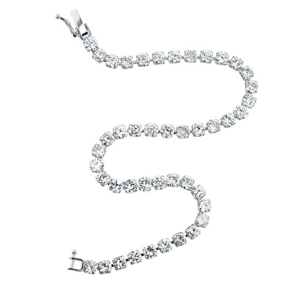 ダイヤモンド テニス ブレスレット 7.95ct(Total)/44石 VS～SI-D～H