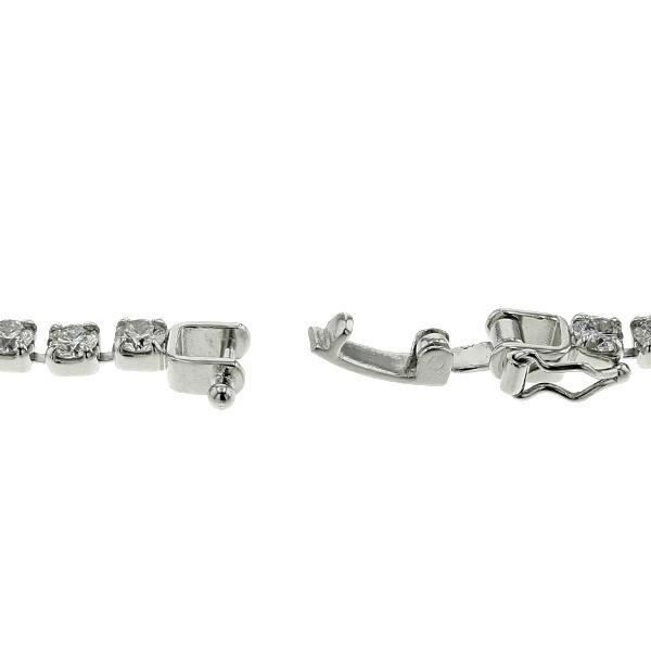 ダイヤモンド テニス ブレスレット 7.95ct(Total)/44石 VS～SI-D～H