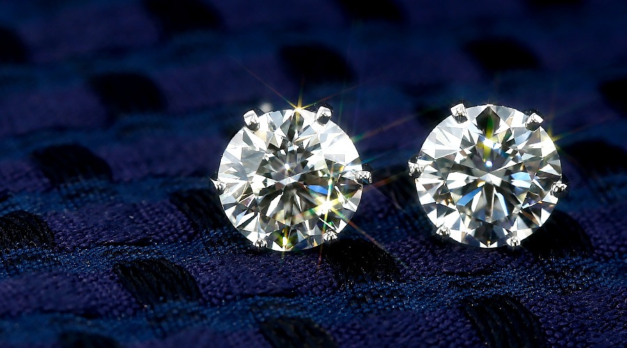 計2ct 天然ダイヤモンドピアス ダイヤモンド ピアス 一粒 2ct(Total) K VS2 3EX H&C プラチナ 中央