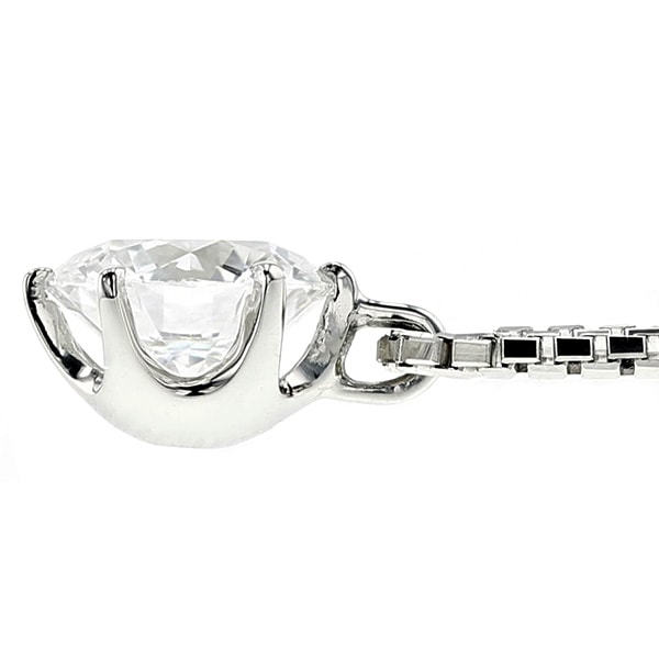 ダイヤモンド ネックレス 一粒 1ct I VS13EX プラチナ 中央宝石研究所・GIA 鑑定書付 【R】