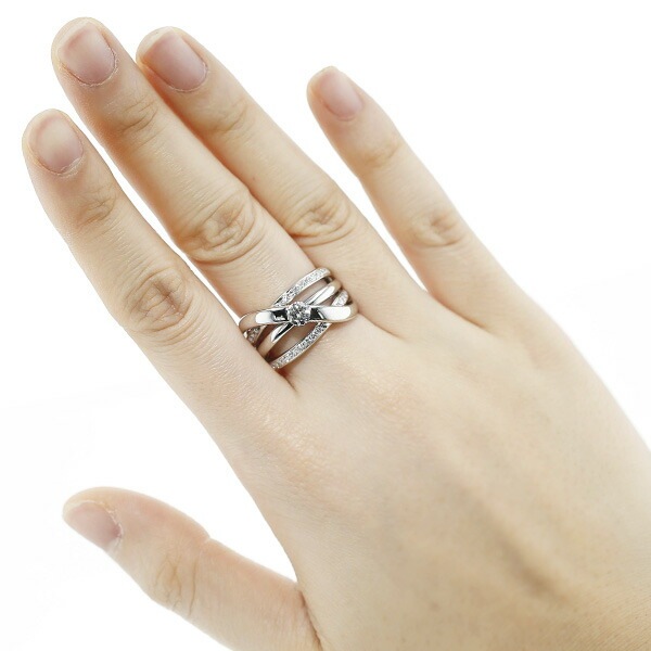 ダイヤモンド リング 0.30ct SIクラス-Gクラス-GOODクラス プラチナ