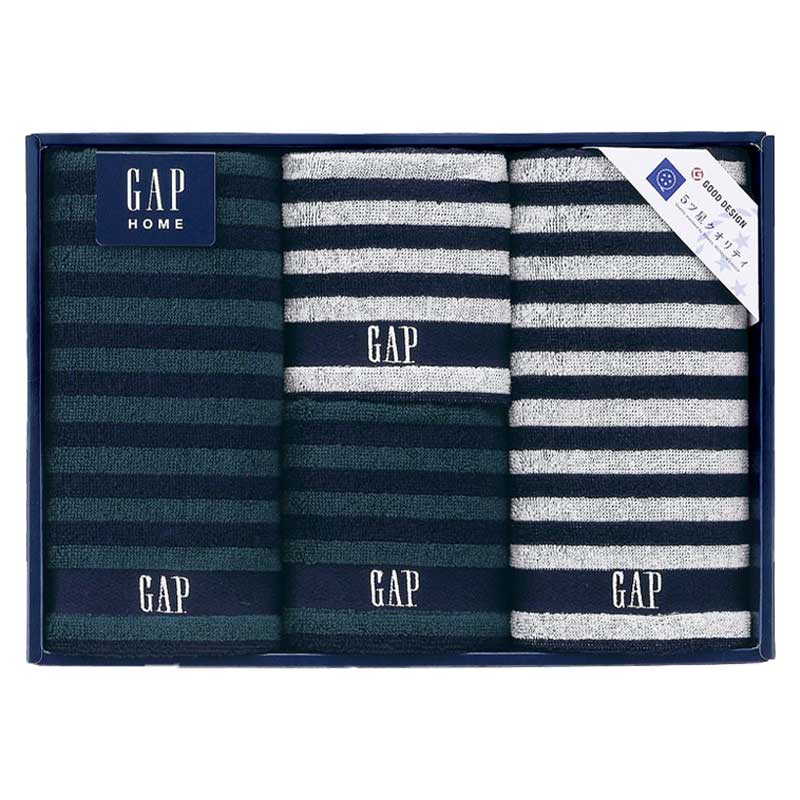 GAP HOME ウォッシュタオル2P､フェイスタオル2P