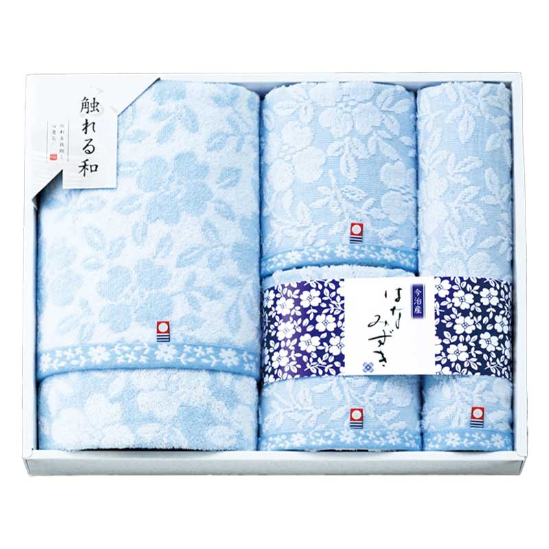 はなみずき バスタオル､フェイスタオル2P､ウォッシュタオル