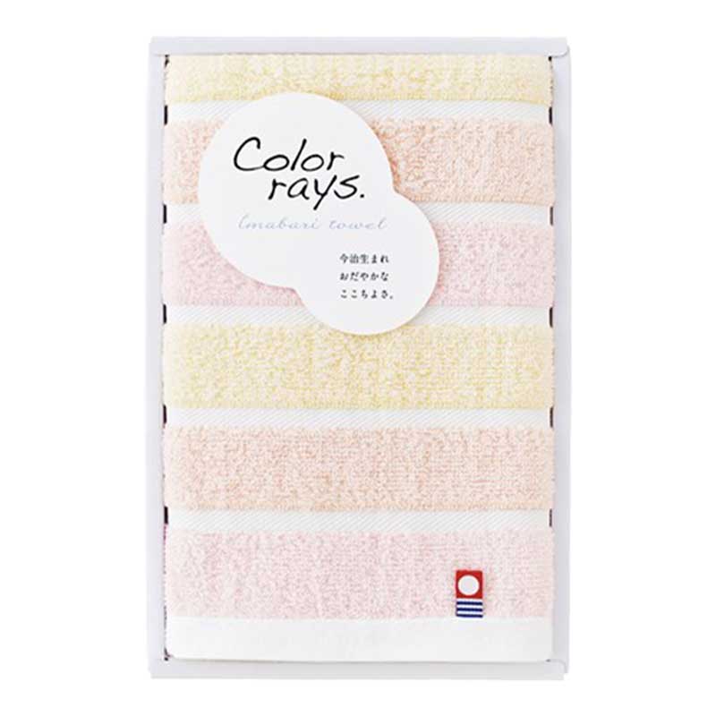 カラーレイズ フェイスタオル