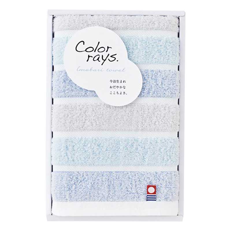 カラーレイズ フェイスタオル