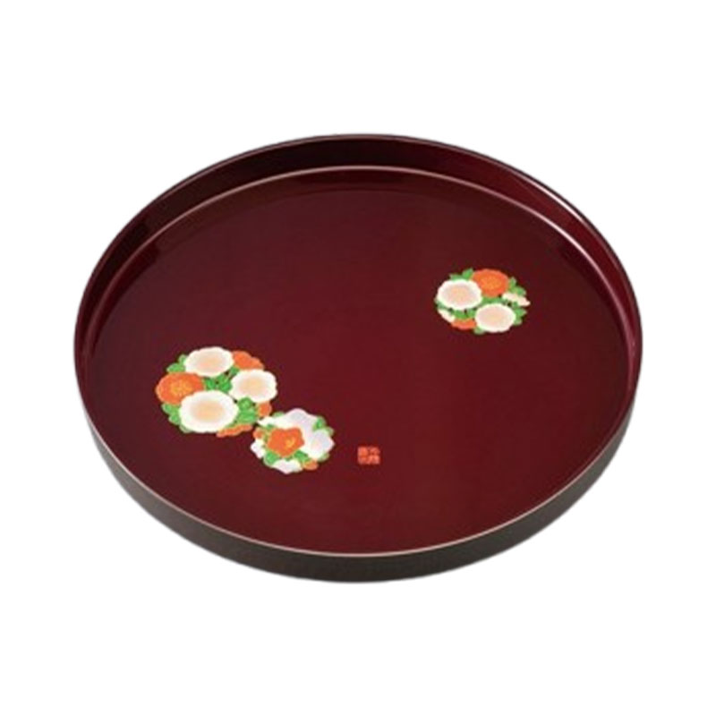 成願義夫 花丸春秋 8.0丸盆