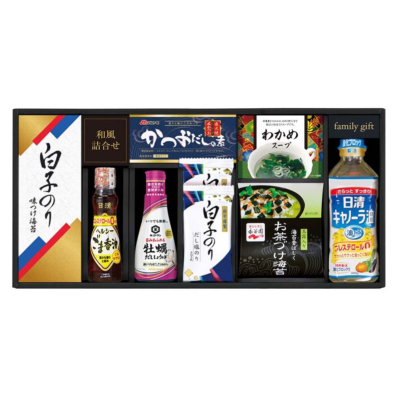 キッコーマンしょうゆ&白子のり食卓詰合せ