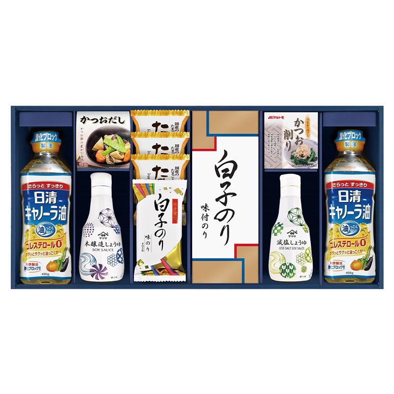 ヤマサ鮮度しょうゆ&白子のり詰合せ