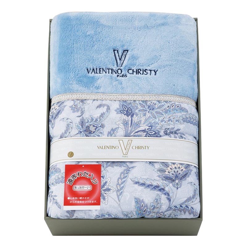 ヴァレンティノ・クリスティー遠赤わた入り あったかボア布団