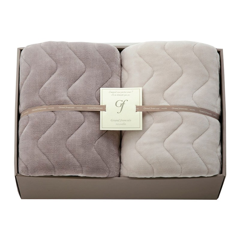 グランフランセ ヌーベル 吸湿発熱綿入りハイソフトタッチ敷パット2P