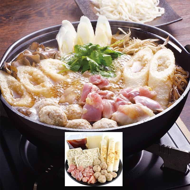 無限堂 稲庭うどん・きりたんぽ鍋セット