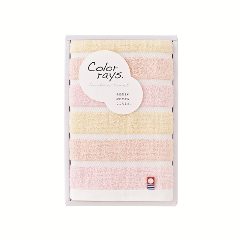 カラーレイズ フェイスタオル
