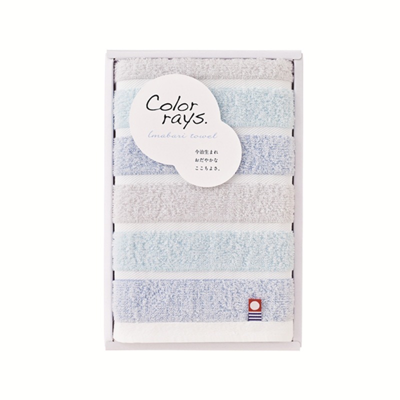 カラーレイズ フェイスタオル