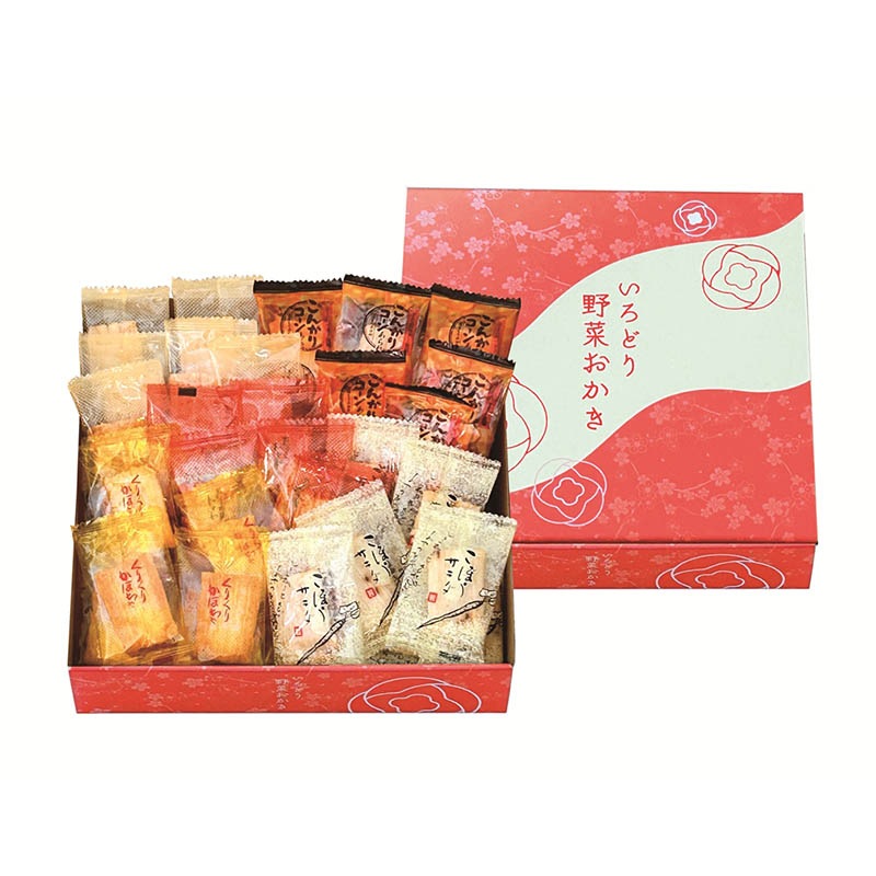 いろどり野菜おかき