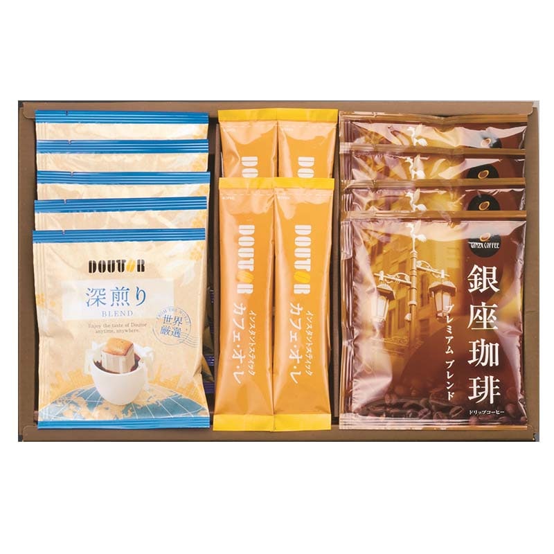 ドトールコーヒー･銀座珈琲ギフトセット