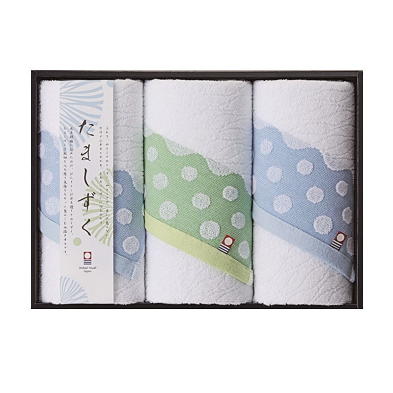 たましずく フェイスタオル3P