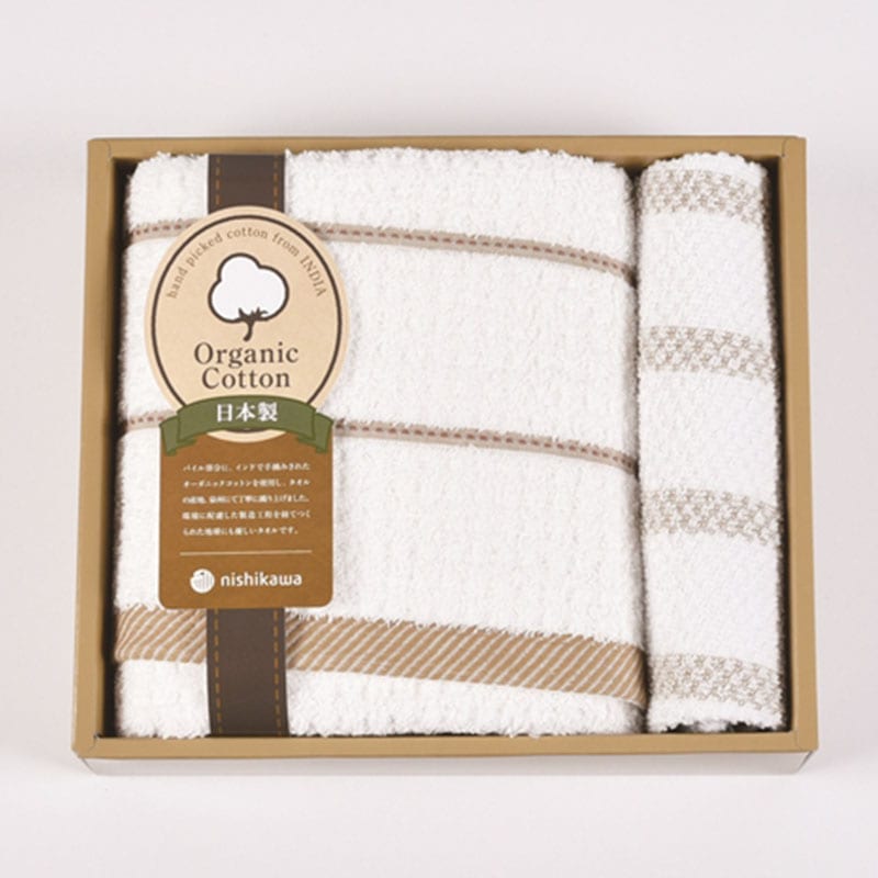 nishikawa オーガニックタオル バスタオル､ウォッシュタオル
