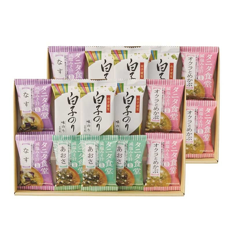タニタ食堂監修減塩みそ汁･白子のり詰合せ