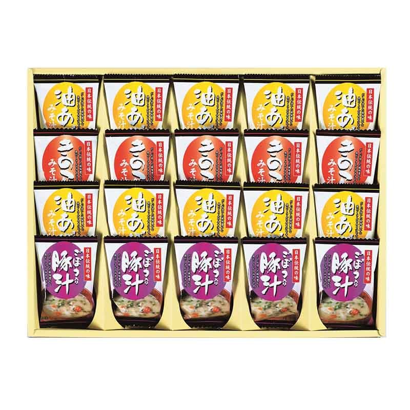 フリーズドライ 「お味噌汁3種の味詰合せ」