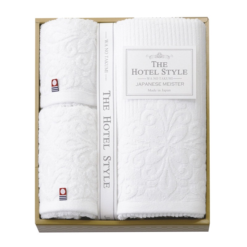 ザ･ホテルスタイル バスタオル（泉州）、フェイスタオル（今治）、ウォッシュタオル（今治）