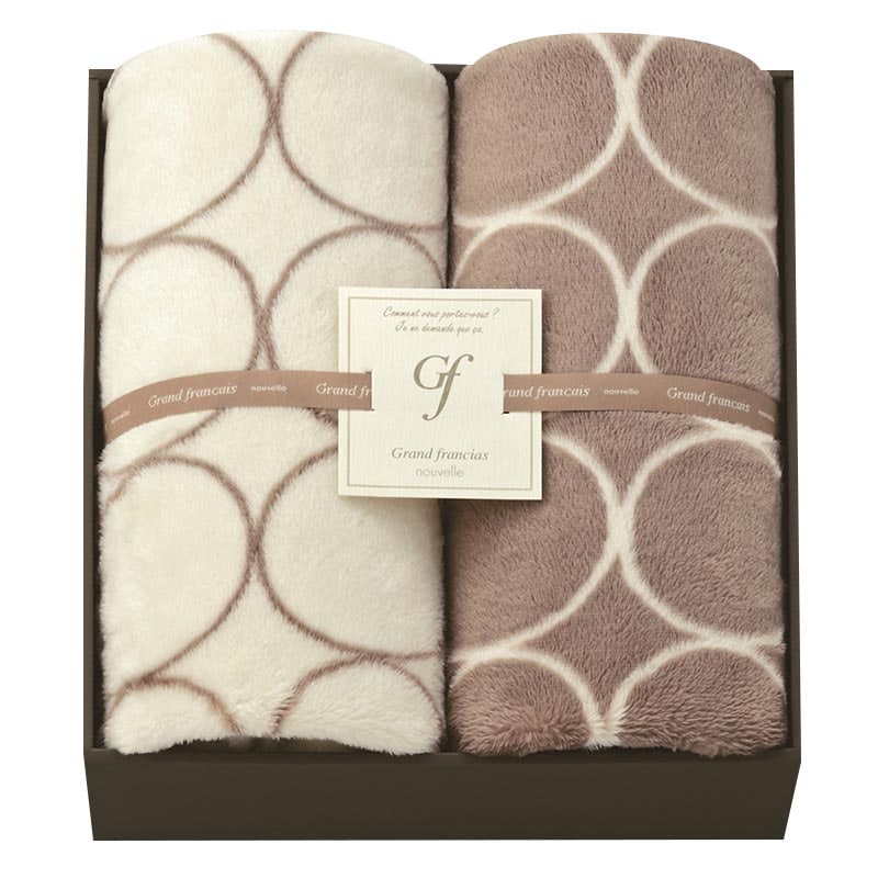 グランフランセ ヌーベル ひざ掛け2P
