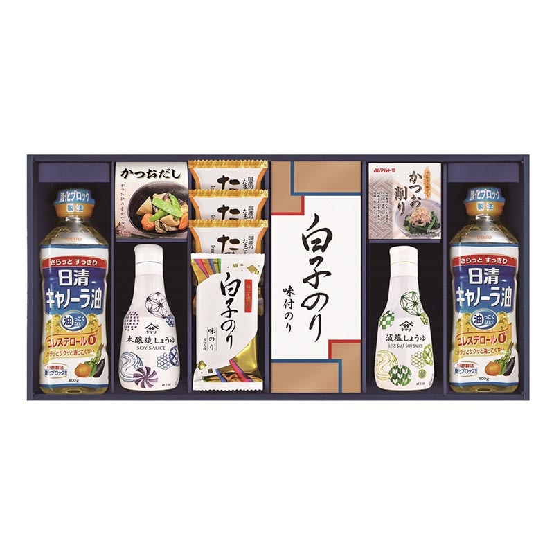 ヤマサ鮮度しょうゆ&白子のり詰合せ