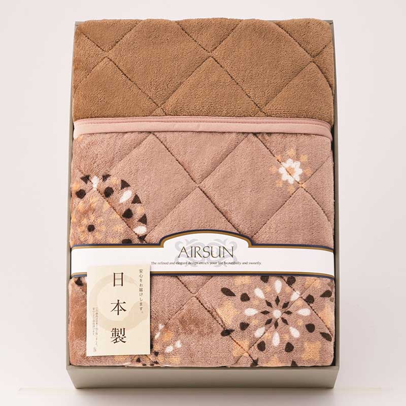 吸湿発熱わた入り 国産やわらかタッチ毛布ふとん