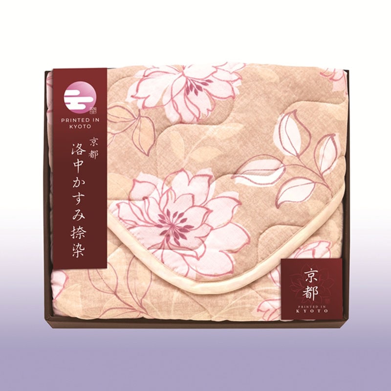 京都 洛中かすみ捺染 敷パッド